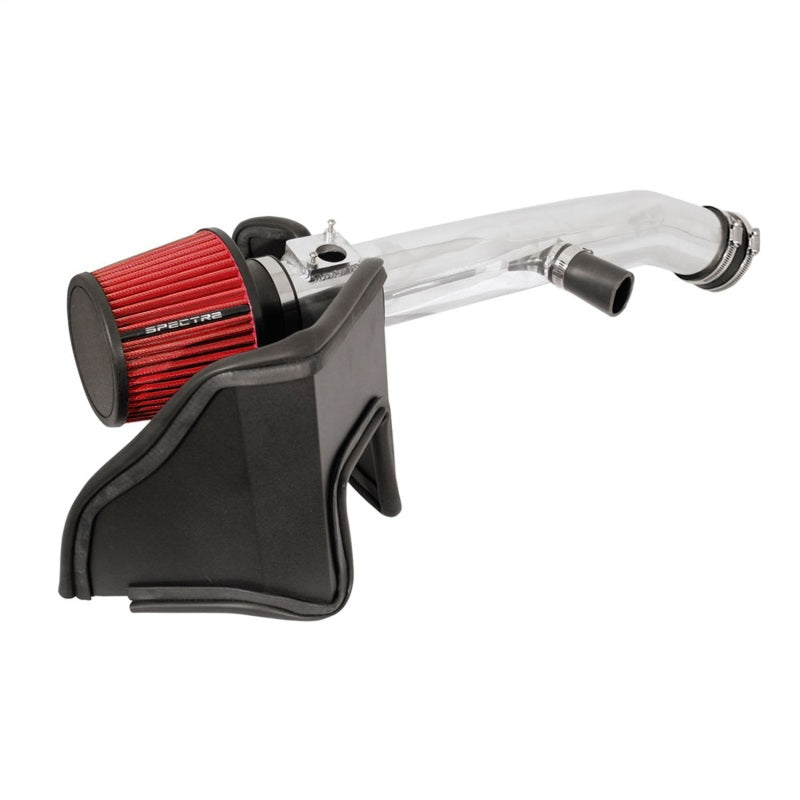 Spectre 06-12 Lexus IS250/IS350 V6-2.5/3.5L F/I Air Intake Kit - Polished w/Red Filter - Spectre 10190