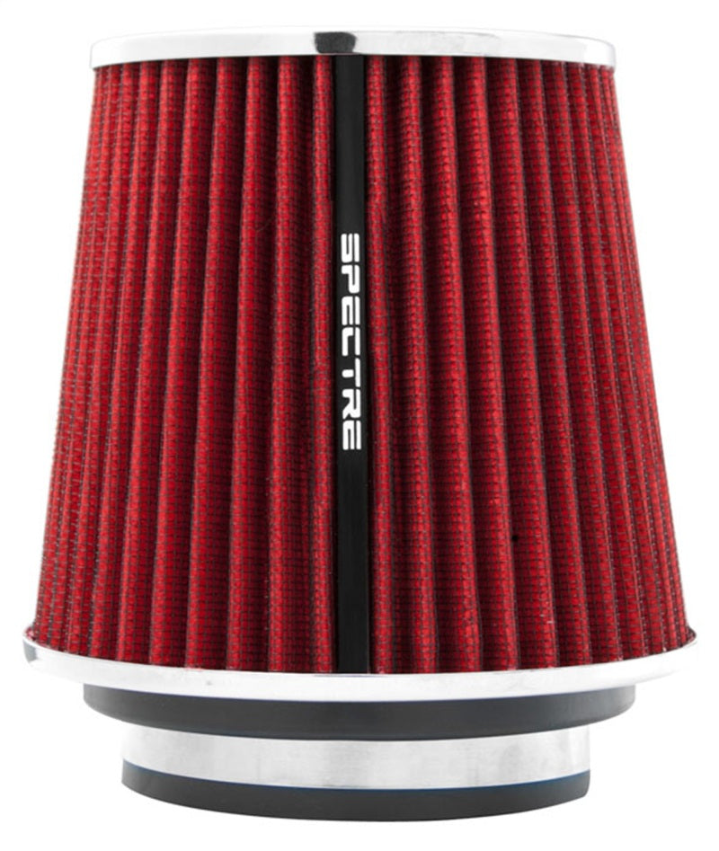 Spectre Adjustable Conical Air Filter 5-1/2in. Tall (Fits 3in. / 3-1/2in. / 4in. Tubes) - Red - Spectre 8132