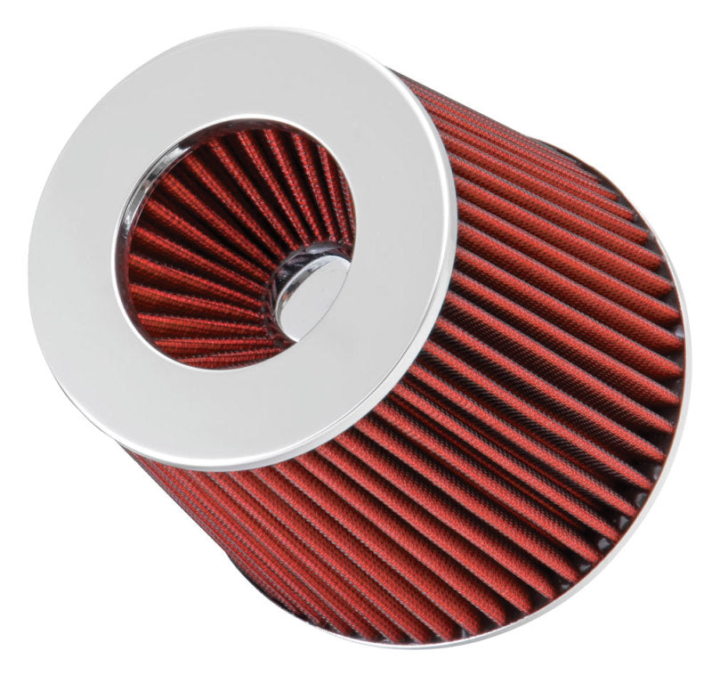 Spectre Adjustable Conical Air Filter 5-1/2in. Tall (Fits 3in. / 3-1/2in. / 4in. Tubes) - Red - Spectre 8132
