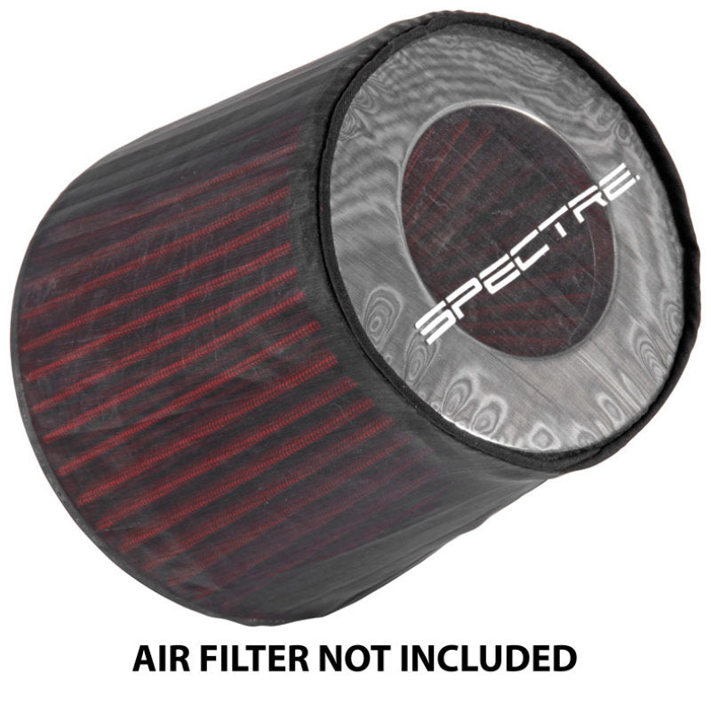 Spectre Universal Pre-Filter Wrap 6in. x 6.125in. - Black - Black Ops Auto Works