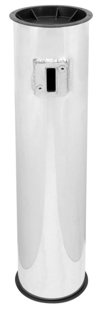 Spectre Universal Tube 4in. OD x 18in. Length w/MAFS Mount - Aluminum - Black Ops Auto Works