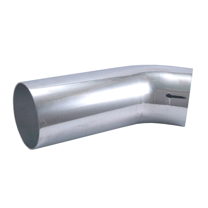 Spectre Universal Tube Elbow 4in. OD / 45 Degree (7in. Leg) - Aluminum - Black Ops Auto Works