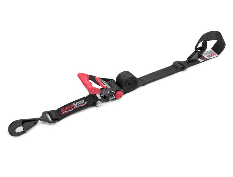 SpeedStrap 1 1/2In X 6Ft Ratchet Tie-Down w/ Soft-Tie - Black - Black Ops Auto Works