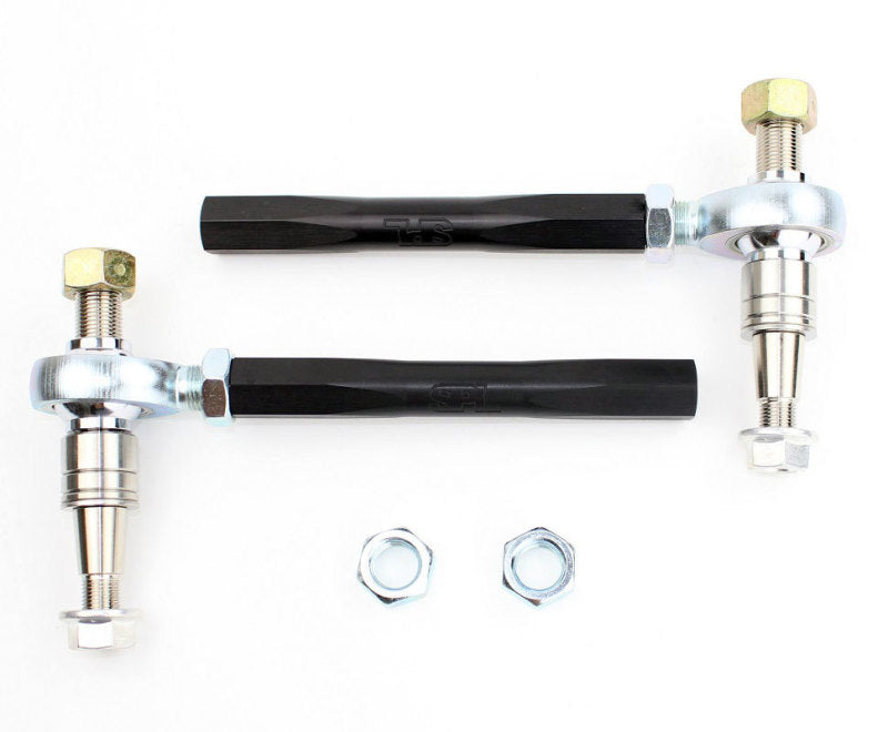 SPL Parts 2009+ Nissan 370Z Front Outer Tie Rod Ends Adjustable for Bumpsteer - Black Ops Auto Works