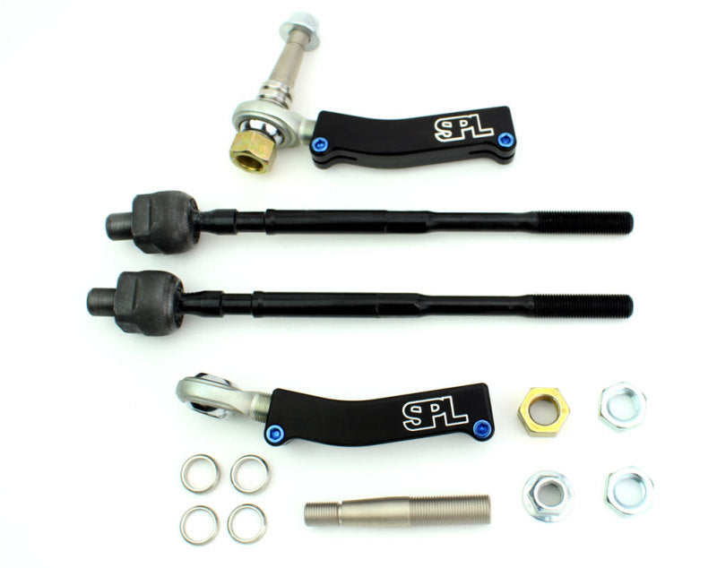 SPL Parts 89-05 Mazda Miata (NA/NB) Tie Rod Ends (Bumpsteer Adjustable/Manual Rack Only) - Black Ops Auto Works