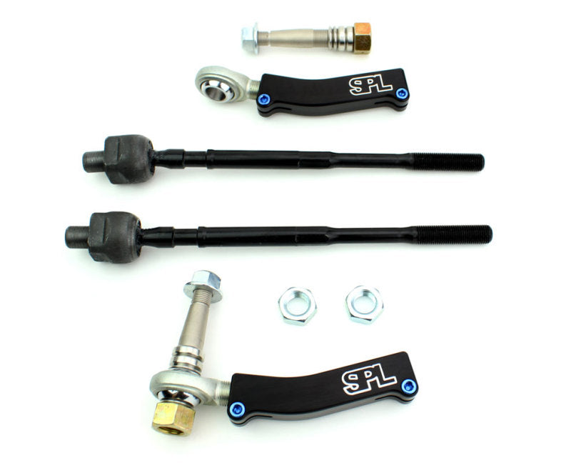 SPL Parts 89-05 Mazda Miata (NA/NB) Tie Rod Ends (Bumpsteer Adjustable/Manual Rack Only) - Black Ops Auto Works