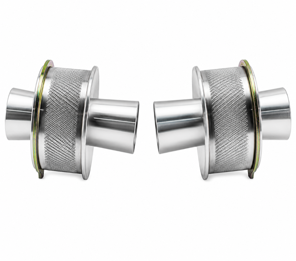 SPL Parts FKS spherical front caster rod bushings for BMW F2X F3X xDrive suspension upgrade