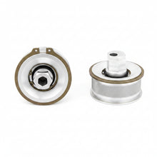 Load image into Gallery viewer, Pair of SPL Parts adjustable spherical caster rod bushings in front and side views
