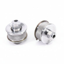Load image into Gallery viewer, Two SPL Parts billet aluminum caster bushings with spherical bearings