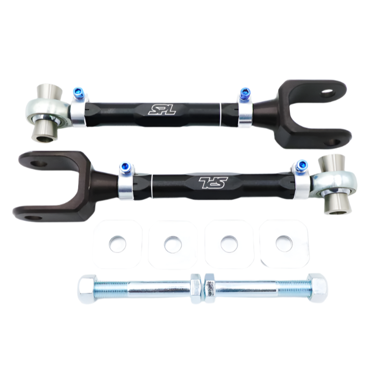 SPL Parts 2015+ Ford S550 Mustang Rear Toe Arms w/ Eccentric Lockouts - SPL Parts SPPSPL RTAEL S550