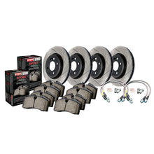 Load image into Gallery viewer, Sport Axle Pack, Slotted, 4 Wheel-Brake Rotors - Slotted-Stoptech-