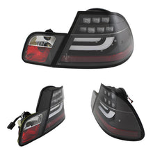 Load image into Gallery viewer, Spyder 04-06 BMW E46 2Dr (Coupe ONLY No Conv.) Lgtbar Styl LED Tail Lghts Blk ALT-YD-BE4604-LBLED-BK - Black Ops Auto Works