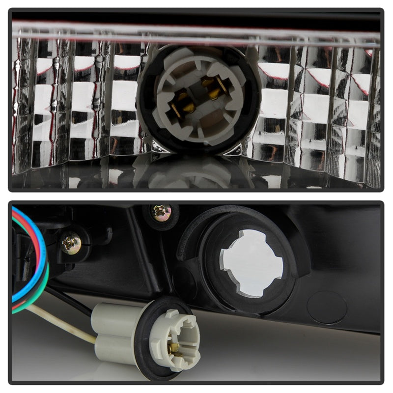 Spyder 05-09 Ford Mustang (Red Light Bar) LED Tail Lights - Black ALT-YD-FM05V3-RBLED-BK - Black Ops Auto Works