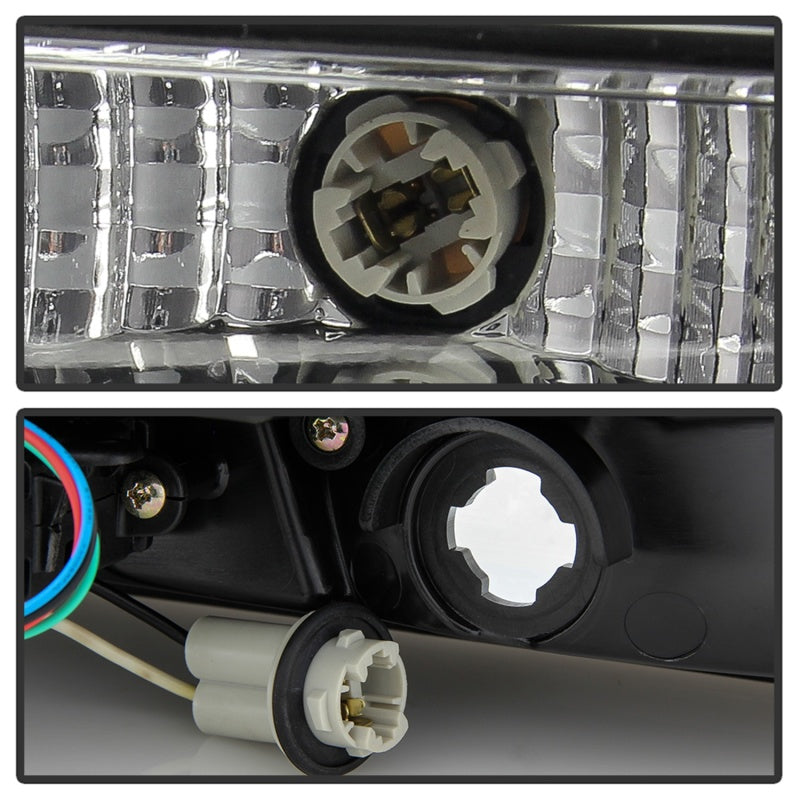 Spyder 05-09 Ford Mustang (White Light Bar) LED Tail Lights - Black ALT-YD-FM05V3-LED-BK - Black Ops Auto Works