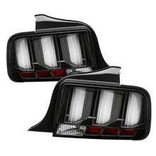 Load image into Gallery viewer, Spyder 05-09 Ford Mustang (White Light Bar) LED Tail Lights - Black ALT-YD-FM05V3-LED-BK - Black Ops Auto Works