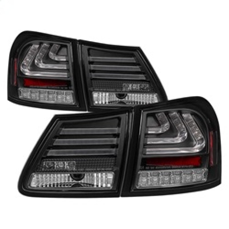 Spyder 07-11 Lexus GS 350 LED Tail Lights Black ALT-YD-LGS06-LED-BK - Black Ops Auto Works