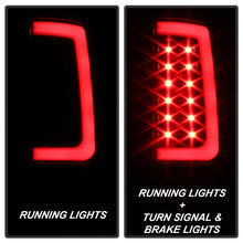 Load image into Gallery viewer, Spyder 07-13 GMC Sierra 1500 V2 Light Bar LED Tail Lights - Black (ALT-YD-GS07V2-LBLED-BK) - Black Ops Auto Works