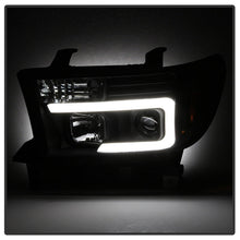 Load image into Gallery viewer, Spyder 08-13 Toyota Sequoia Projector Headlights - Light Bar DRL - Black PRO-YD-TTU07V2-LB-BK - Black Ops Auto Works