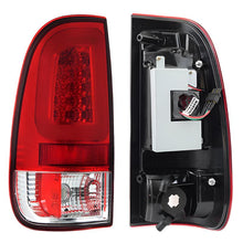 Load image into Gallery viewer, Spyder 08-16 Ford Super Duty F-250 V3 Light Bar LED Tail Lights - Red Clear (ALT-YD-FS07V3-LBLED-RC) - Black Ops Auto Works