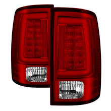 Load image into Gallery viewer, Spyder 09-16 Dodge Ram 1500 Light Bar LED Tail Lights - Red Clear ALT-YD-DRAM09V2-LED-RC - Black Ops Auto Works