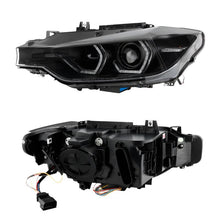 Load image into Gallery viewer, Spyder 12-14 BMW F30 3 Series 4DR Projector Headlights - Black PRO-YD-BMWF3012-AFSHID-BK - Black Ops Auto Works