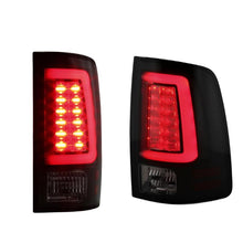 Load image into Gallery viewer, Spyder 13-14 Dodge Ram 1500 Light Bar LED Tail Lights - Black Smoke ALT-YD-DRAM13V2-LED-BSM - Black Ops Auto Works