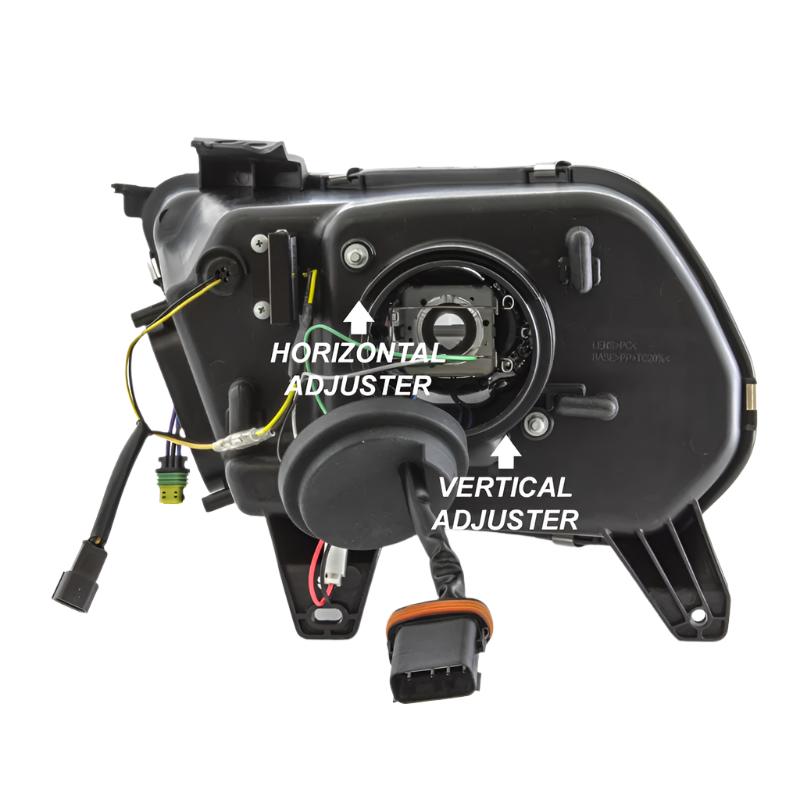 Spyder 13-14 Ford Mustang (HID Only) Projector Headlights w/Turn Signals - Blk PRO-YD-FM13HID-BK - Black Ops Auto Works