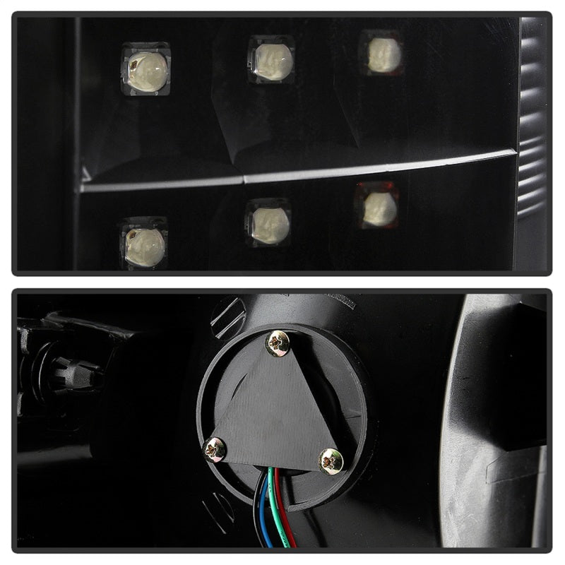 Spyder 13-18 Dodge Ram 2500/3500 LED Tail Lights LED Model Only - All Black (ALT-YD-DRAM13-LED-BKV2) - Black Ops Auto Works