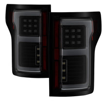 Load image into Gallery viewer, Spyder 15-17 Ford F-150 LED Tail Lights (w/Blind Spot) - Black Smoke (ALT-YD-FF15015BS-LBLED-BSM) - Black Ops Auto Works