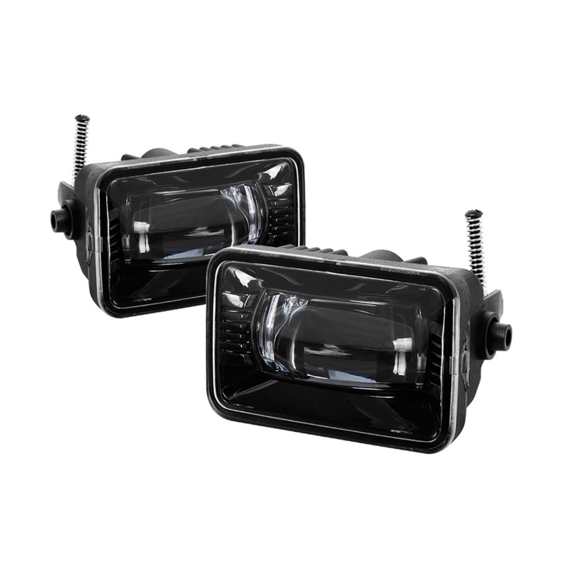 Spyder 15-18 Ford F-150 / 17-18 Ford F-250/F-350 Full LED Fog Lights - w/o Switch (FL-LED-PRO-4) - Black Ops Auto Works
