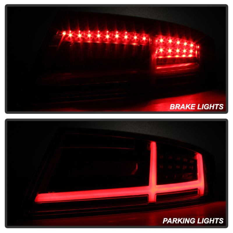 Spyder Audi TT 07-12 LED Tail Lights Black ALT-YD-ATT07-LED-BK - Black Ops Auto Works