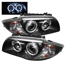 Load image into Gallery viewer, Spyder BMW E87 1-Series 08-11 Projector Headlights LED Halo Black High H1 Low H7 PRO-YD-BMWE87-HL-BK - Black Ops Auto Works