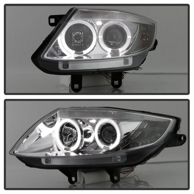 Spyder BMW Z4 03-08 Projector Headlights Halogen Model Only - LED Halo Black PRO-YD-BMWZ403-HL-BK - Black Ops Auto Works