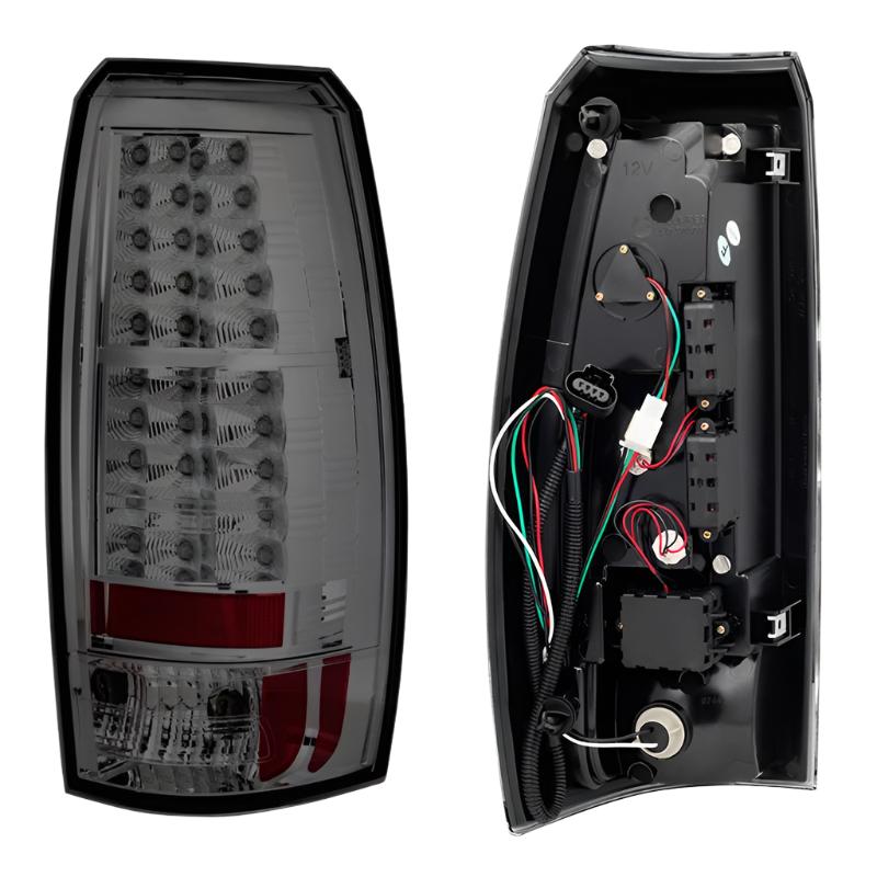 Spyder Chevy Avalanche 07-13 LED Tail Lights Smoke ALT-YD-CAV07-LED-SM - Black Ops Auto Works