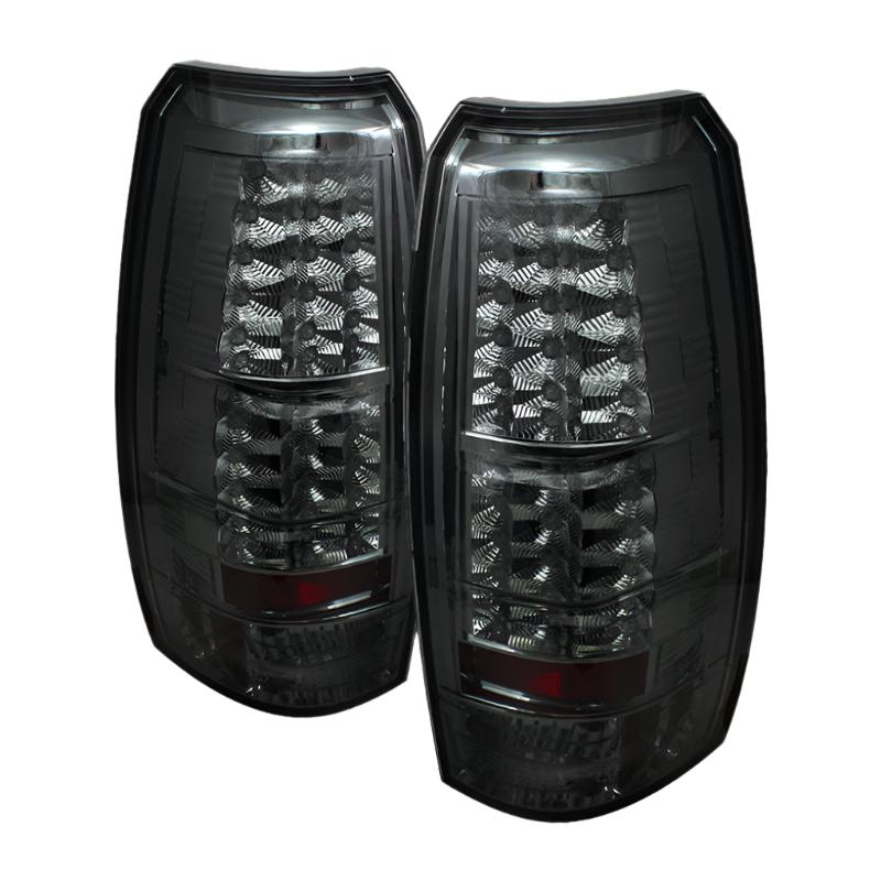 Spyder Chevy Avalanche 07-13 LED Tail Lights Smoke ALT-YD-CAV07-LED-SM - Black Ops Auto Works