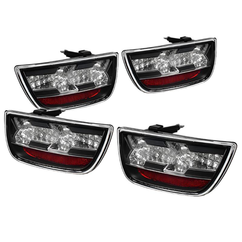 Spyder Chevy Camaro 10-13 LED Tail Lights Black ALT-YD-CCAM2010-LED-BK - Black Ops Auto Works