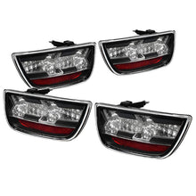 Load image into Gallery viewer, Spyder Chevy Camaro 10-13 LED Tail Lights Black ALT-YD-CCAM2010-LED-BK - Black Ops Auto Works