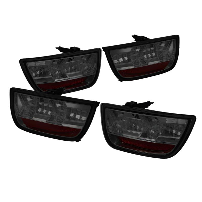 Spyder Chevy Camaro 10-13 LED Tail Lights Smoke ALT-YD-CCAM2010-LED-SM - Black Ops Auto Works
