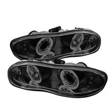 Load image into Gallery viewer, Spyder Chevy Camaro 98-02 Projector Headlights LED Halo LED Blk Smke - Low H1 PRO-YD-CCAM98-HL-BSM - Black Ops Auto Works