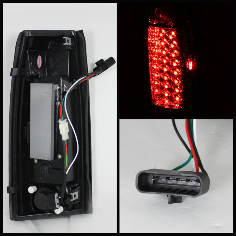 Spyder Chevy C/K Series 1500 88-98/Blazer 92-94 LED Tail Lights Chrm ALT-YD-CCK88-LED-C - Black Ops Auto Works