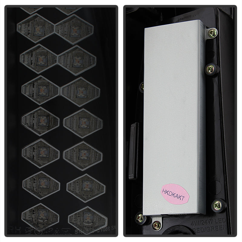 Spyder Chevy C/K Series 1500 88-98/GMC Sierra 88-98 LED Tail Lights Blk Smke ALT-YD-CCK88-LED-BSM - Black Ops Auto Works