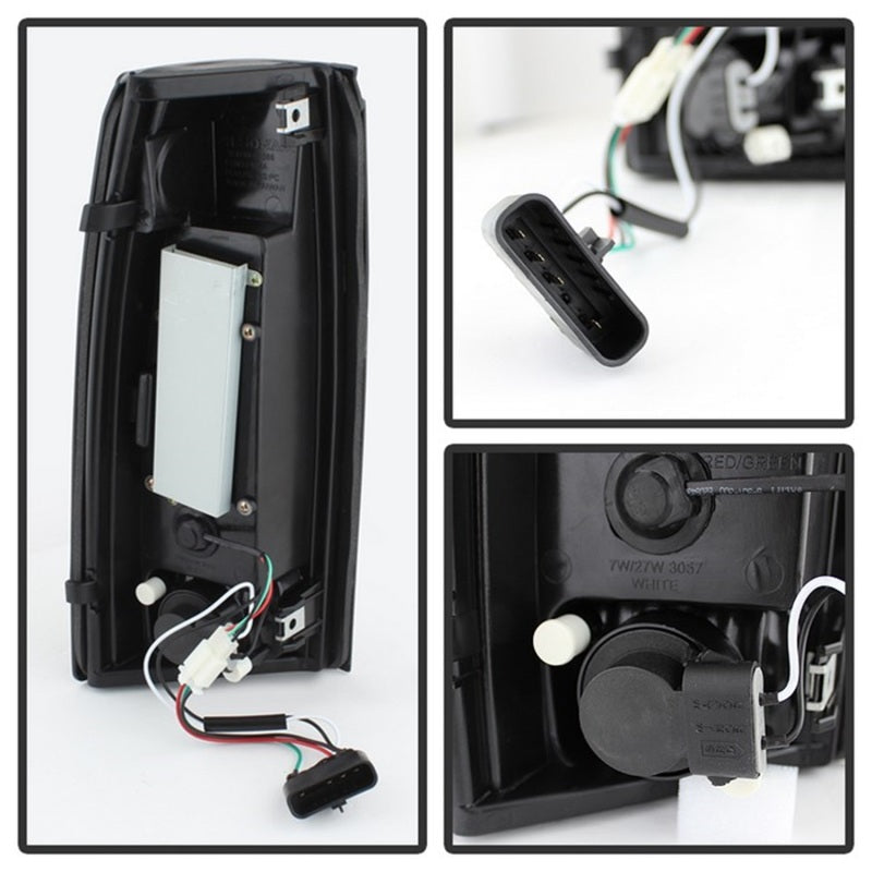 Spyder Chevy C/K Series 1500 88-98/GMC Sierra 88-98 LED Tail Lights Blk Smke ALT-YD-CCK88-LED-BSM - Black Ops Auto Works