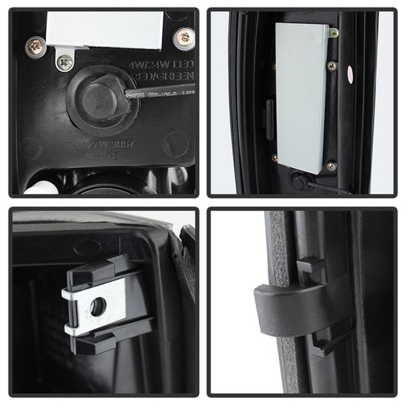 Spyder Chevy C/K Series 1500 88-98/GMC Sierra 88-98 LED Tail Lights Blk Smke ALT-YD-CCK88-LED-BSM - Black Ops Auto Works