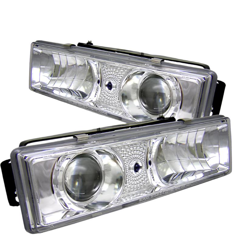 Spyder Chevy C/K Series 1500 88-99 Projector Headlights Chrm High 9005 (Not Include) PRO-YD-CCK88-C - Black Ops Auto Works