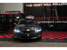 Load image into Gallery viewer, Spyder Chevy Cruze 11-14 Projector Headlights LED Halo -DRL Blk High H1 Low H7 PRO-YD-CCRZ11-DRL-BK - Black Ops Auto Works
