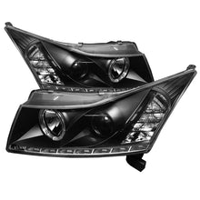 Load image into Gallery viewer, Spyder Chevy Cruze 11-14 Projector Headlights LED Halo -DRL Blk High H1 Low H7 PRO-YD-CCRZ11-DRL-BK - Black Ops Auto Works