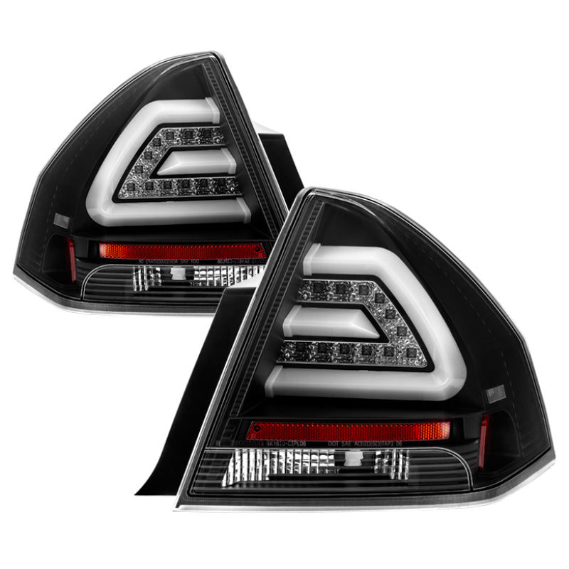 Spyder Chevy Impala 2006-2013 LED Tail Lights Black ALT-YD-CHIP06-LED-BK - Black Ops Auto Works