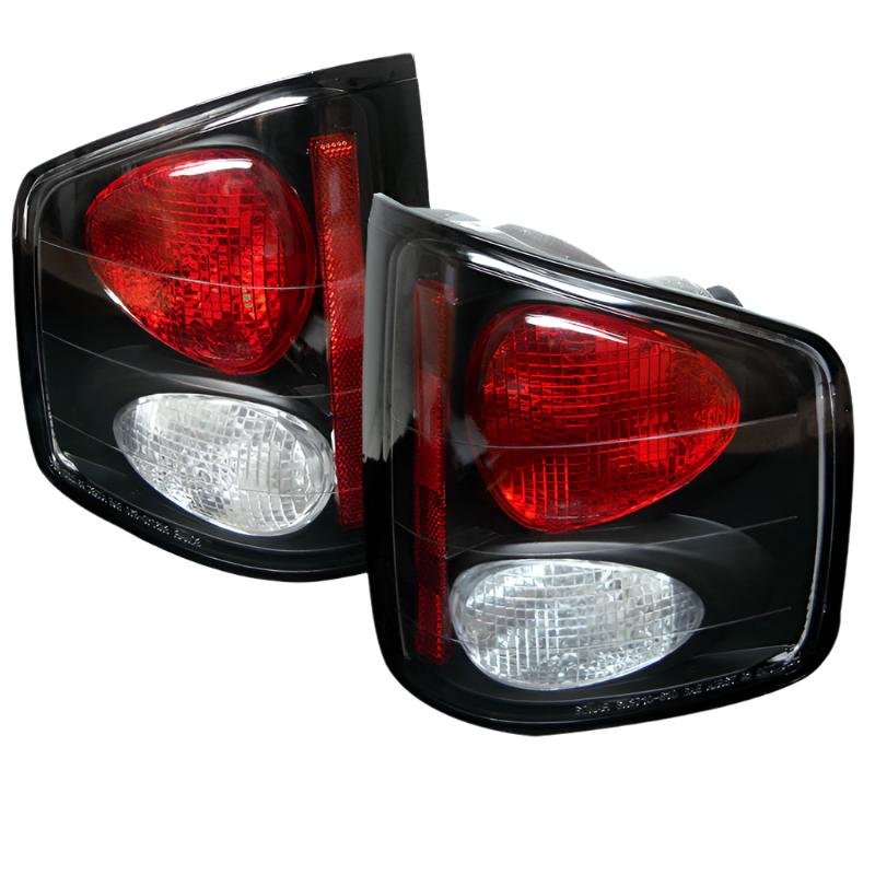 Spyder Chevy S10 94-04/GMC Sonoma 94-04/Isuzu Hombre 96-00 Euro Tail Lights Blk ALT-YD-CS1094-BK - Black Ops Auto Works