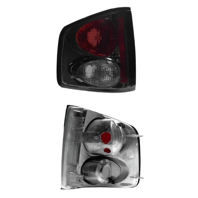 Spyder Chevy S10 94-04/GMC Sonoma 94-04/Isuzu Hombre 96-00 Euro Tail Lights Smke ALT-YD-CS1094-SM - Black Ops Auto Works