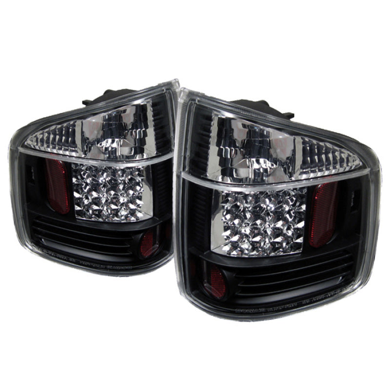 Spyder Chevy S10 94-04/GMC Sonoma 94-04/Isuzu Hombre 96-00 LED Tail Lights Blk ALT-YD-CS1094-LED-BK - Black Ops Auto Works